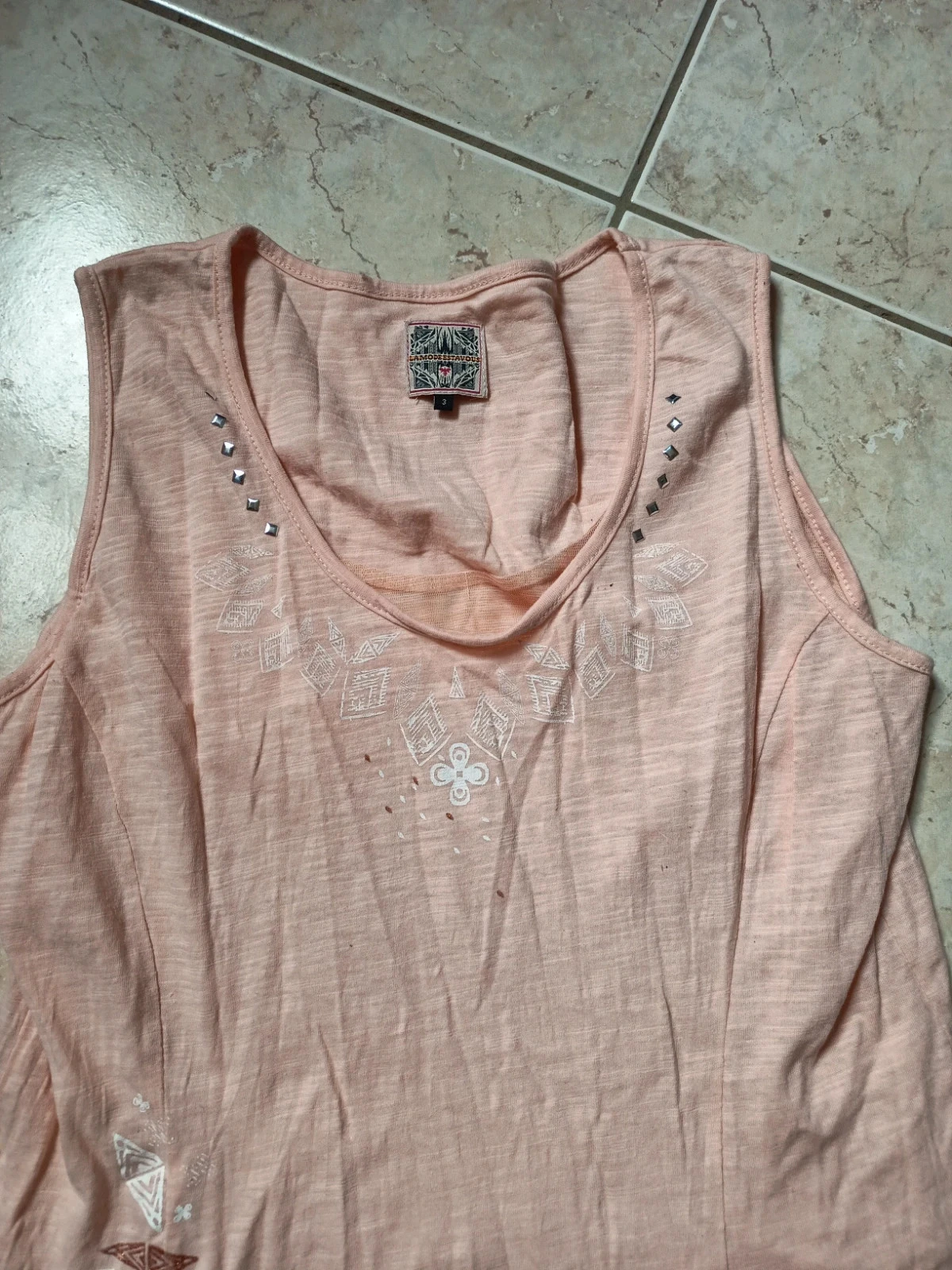 Abrikozen lange tanktop – photo 4
